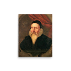 John Dee poster on a plain backdrop in size 8"x10".