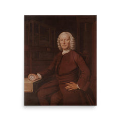 John Harrison poster on a plain backdrop in size 16"x20".