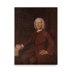 John Harrison poster on a plain backdrop in size 18"x24".