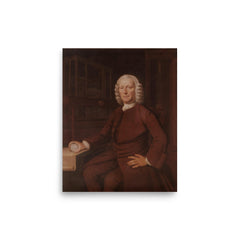 John Harrison poster on a plain backdrop in size 8"x10".