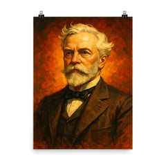 John Hay poster on a plain backdrop in size 8"x10".