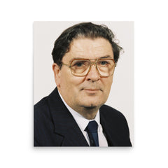 John Hume poster on a plain backdrop in size 16"x20".