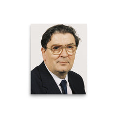 John Hume poster on a plain backdrop in size 8"x10".