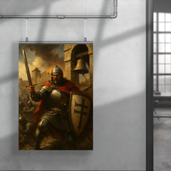 John Hunyadi at the noon bell defense poster 4