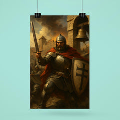 John Hunyadi at the noon bell defense poster 6