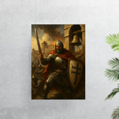 John Hunyadi at the noon bell defense poster 7
