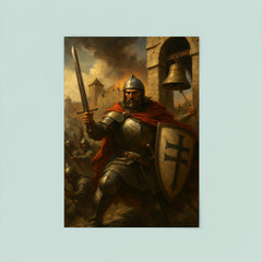 John Hunyadi at the noon bell defense poster 8
