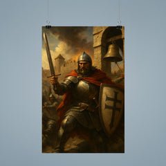 John Hunyadi at the noon bell defense poster 9