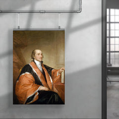 John Jay - official portrait by Gilbert Stuart poster 4