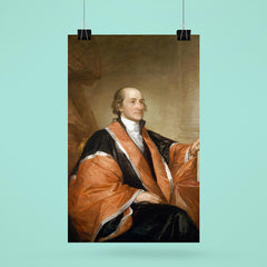 John Jay - official portrait by Gilbert Stuart poster 6
