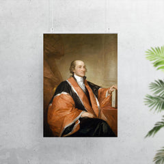 John Jay - official portrait by Gilbert Stuart poster 7