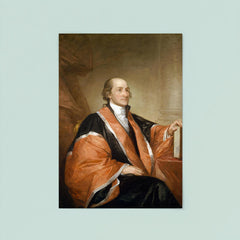 John Jay - official portrait by Gilbert Stuart poster 8