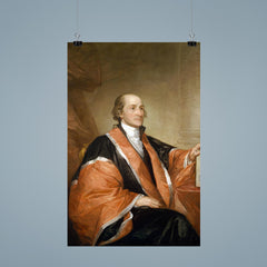 John Jay - official portrait by Gilbert Stuart poster 9