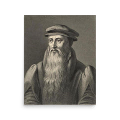 John Knox poster on a plain backdrop in size 16"x20".