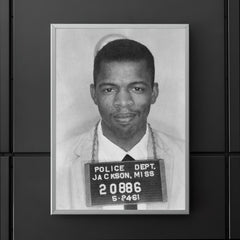 John Lewis Mugshot After Arrest in Segregated Mississippi, 1961 poster 5