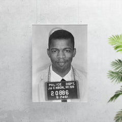 John Lewis Mugshot After Arrest in Segregated Mississippi, 1961 poster 7