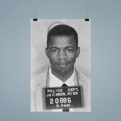John Lewis Mugshot After Arrest in Segregated Mississippi, 1961 poster 9
