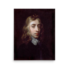 John Milton poster on a plain backdrop in size 16"x20".