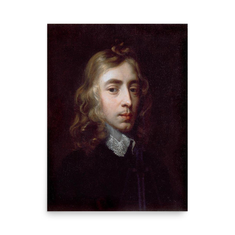 John Milton poster on a plain backdrop in size 18