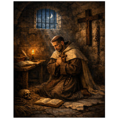 John of the Cross dark night cell jigsaw puzzle