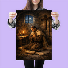 John of the Cross dark night cell poster 3