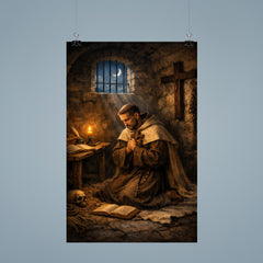 John of the Cross dark night cell poster 9