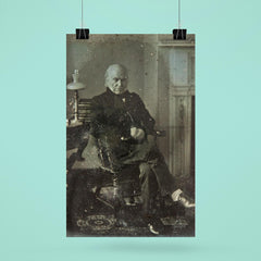 John Quincy Adams, 1843 - Oldest Known Photo of a US President poster 6