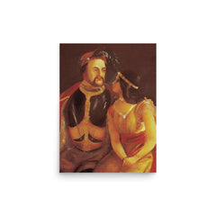 John Rolfe poster on a plain backdrop in size 12"x16".