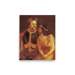 John Rolfe poster on a plain backdrop in size 8"x10".