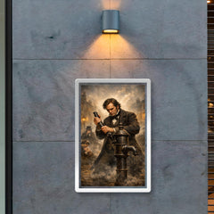 John Snow removing the Broad Street pump handle poster 2
