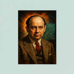 John von Neumann poster 8