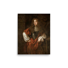 John Wilmot poster on a plain backdrop in size 8"x10".