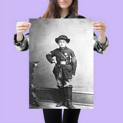 Johnny Clem, Union Army Drummer Boy, 1863 poster 3