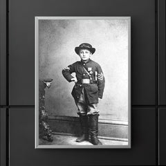 Johnny Clem, Union Army Drummer Boy, 1863 poster 5