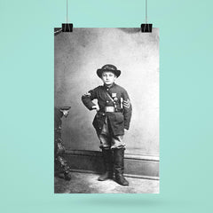Johnny Clem, Union Army Drummer Boy, 1863 poster 6