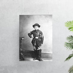 Johnny Clem, Union Army Drummer Boy, 1863 poster 7