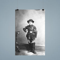 Johnny Clem, Union Army Drummer Boy, 1863 poster 9