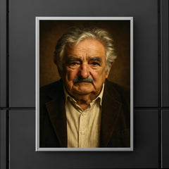 Jose Mujica portrait poster 5