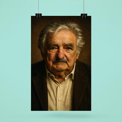 Jose Mujica portrait poster 6