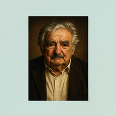 Jose Mujica portrait poster 8