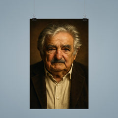 Jose Mujica portrait poster 9