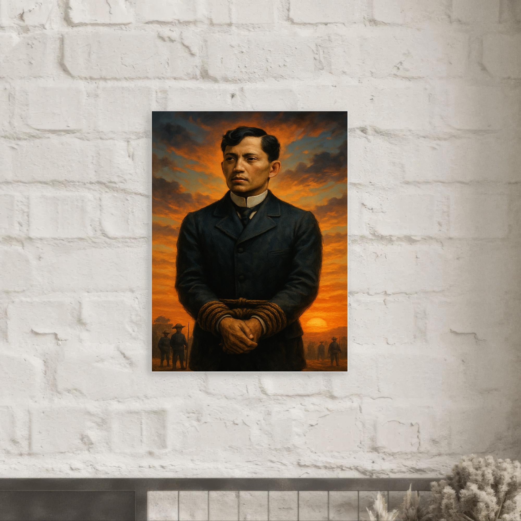 Metal Print Wall Art of José Rizal Before Execution Dawn – Noveltees