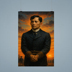 José Rizal before execution dawn poster 9