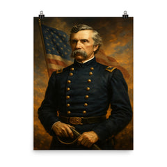 Joshua Chamberlain poster on a plain backdrop in size 8"x10".