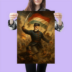 Jozef Bem at the Hungarian uprising poster 3