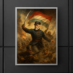 Jozef Bem at the Hungarian uprising poster 5