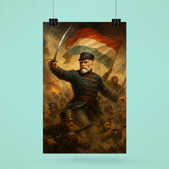 Jozef Bem at the Hungarian uprising poster 6