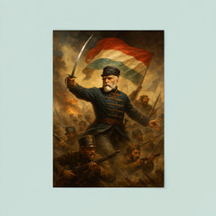 Jozef Bem at the Hungarian uprising poster 8