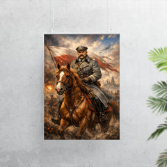 Jozef Pilsudski astride his mare Kasztanka poster 7