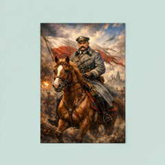 Jozef Pilsudski astride his mare Kasztanka poster 8